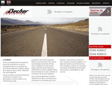 Tablet Screenshot of becherlogistica.com.ar